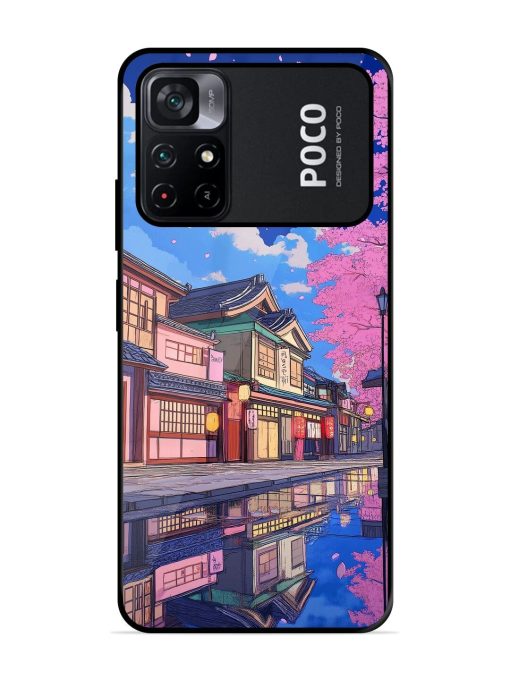 Tranquil Reflections Glossy Soft Edge Case for Poco M4 Pro (5G) Chachhi