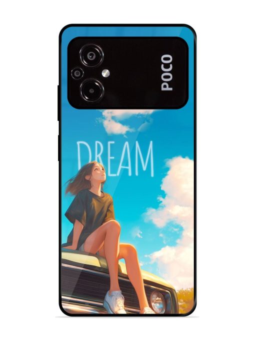 Girly Dream Art Glossy Soft Edge Case for Poco M5 Chachhi