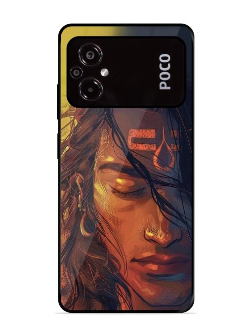 Tranquil Shiva Glossy Soft Edge Case for Poco M5 Chachhi