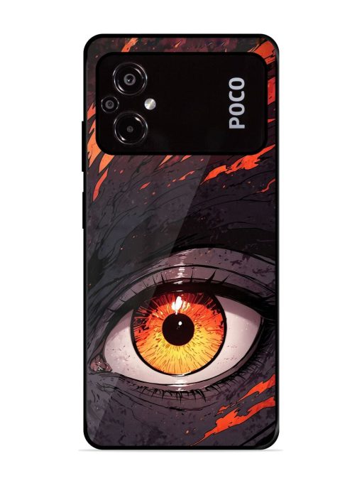 Inferno Gaze Glossy Soft Edge Case for Poco M5 Chachhi