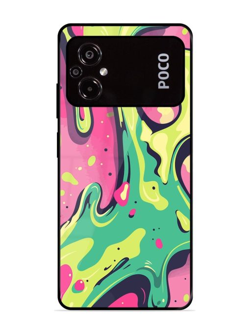 Gooey Grooves Glossy Soft Edge Case for Poco M5 Chachhi