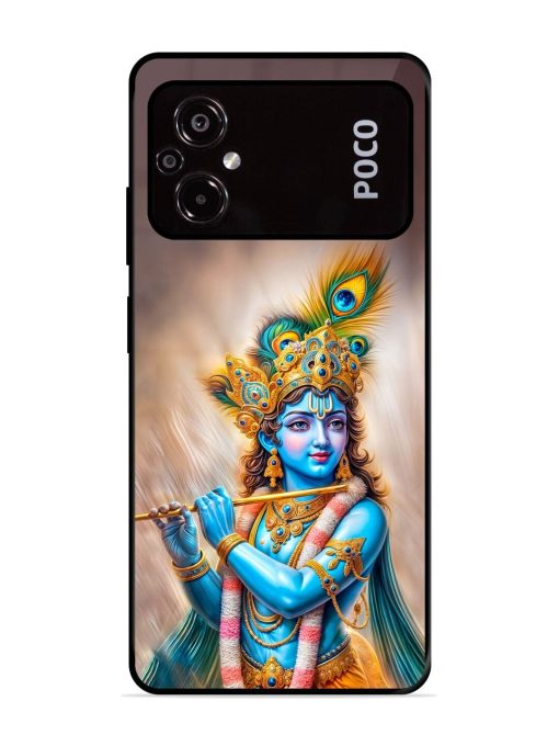 Divine Krishna Glossy Soft Edge Case for Poco M5 Chachhi