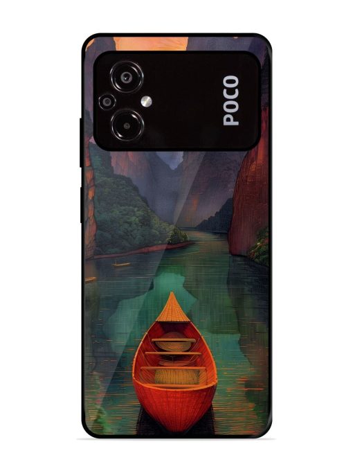 Serene Passage Glossy Soft Edge Case for Poco M5 Chachhi