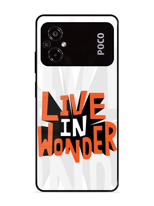 Wonder Burst Glossy Soft Edge Case for Poco M5 Chachhi