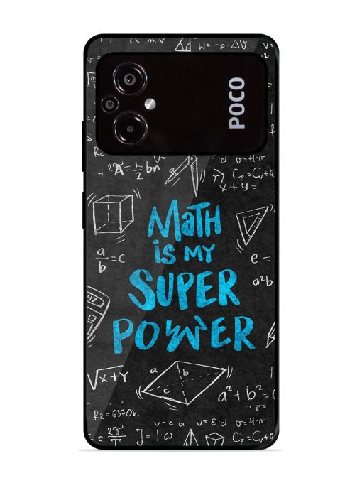 Math Magic Glossy Soft Edge Case for Poco M5 Chachhi