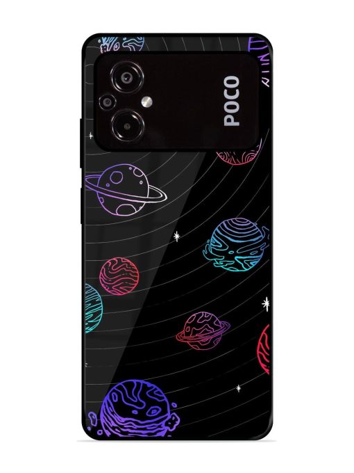 Cosmic Ballet Glossy Soft Edge Case for Poco M5 Chachhi