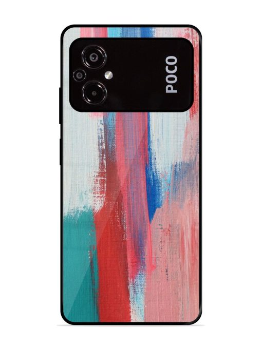 Colorful Chaos Glossy Soft Edge Case for Poco M5 Chachhi