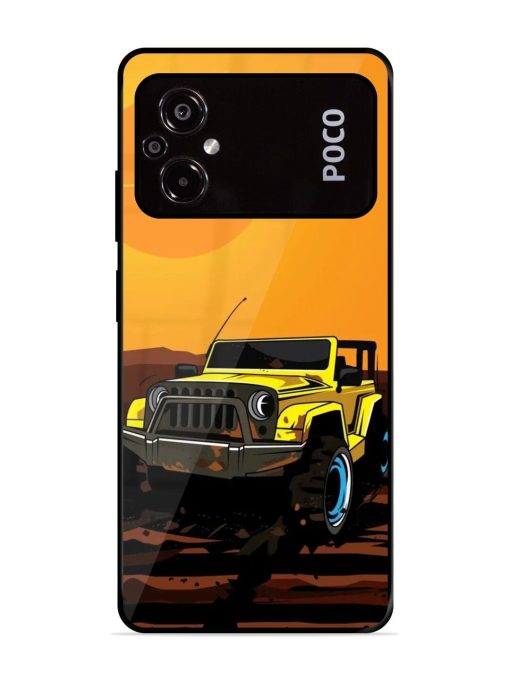 Sunset Cruise Glossy Soft Edge Case for Poco M5 Chachhi