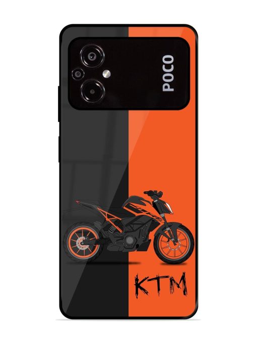 Orange Beast Glossy Soft Edge Case for Poco M5 Chachhi