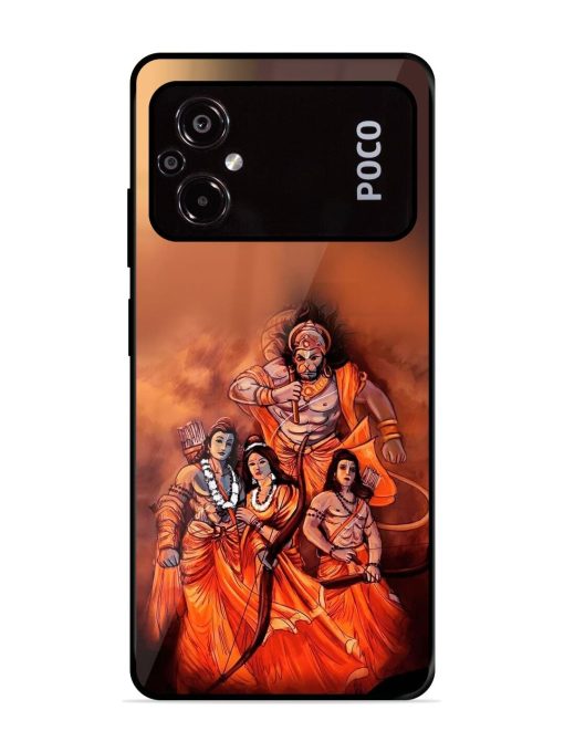 Sita Ram Glossy Soft Edge Case for Poco M5 Chachhi