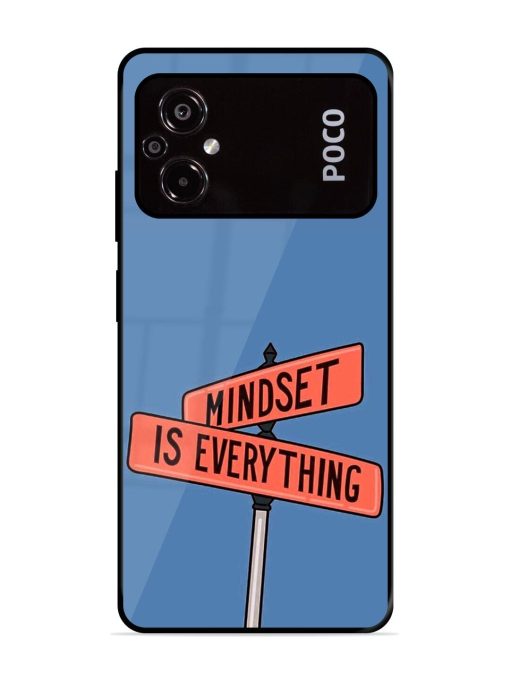 Mindset Matters Glossy Soft Edge Case for Poco M5 Chachhi