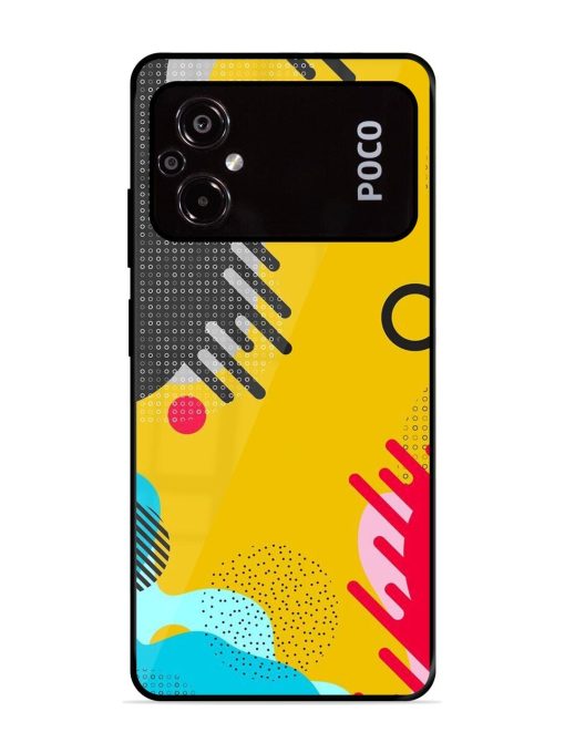 Neon Pop Glossy Soft Edge Case for Poco M5 Chachhi