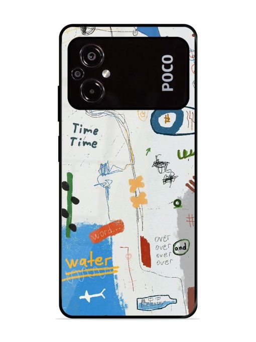 Mind Map Madness Glossy Soft Edge Case for Poco M5 Chachhi