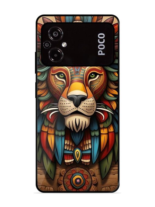 Aztec Majesty Glossy Soft Edge Case for Poco M5 Chachhi