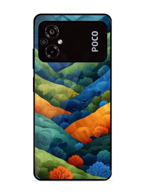 Serene Summits Glossy Soft Edge Case for Poco M5 Chachhi