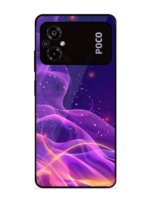 Cosmic Currents Glossy Soft Edge Case for Poco M5 Chachhi