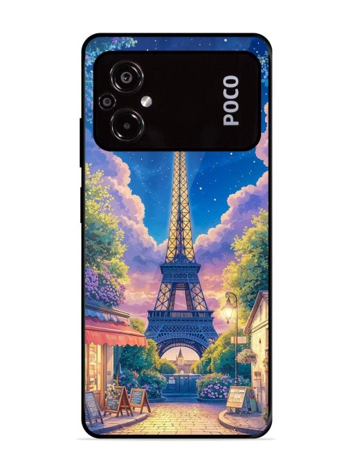 Twilight In Paris Glossy Soft Edge Case for Poco M5