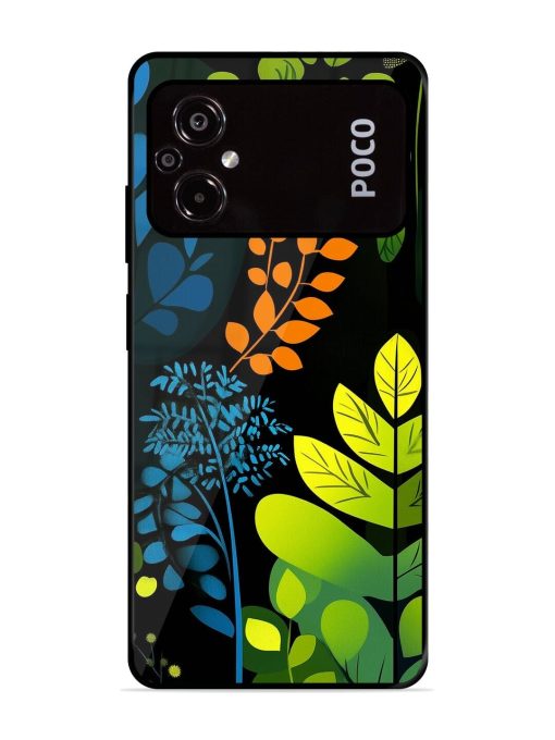 Midnight Garden Glossy Soft Edge Case for Poco M5