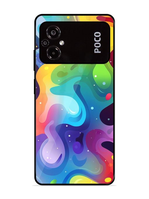 Rainbow River Glossy Soft Edge Case for Poco M5 Chachhi