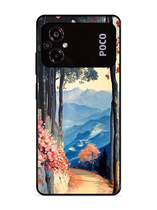 Mountainside Serenity Glossy Soft Edge Case for Poco M5 Chachhi