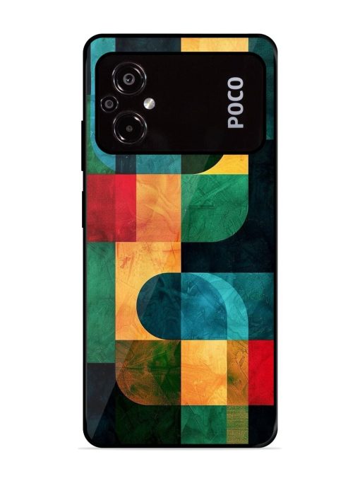 Geometric Harmony Glossy Soft Edge Case for Poco M5 Chachhi