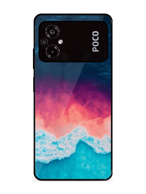 Where The Ocean Meets The Sky Glossy Soft Edge Case for Poco M5 Chachhi