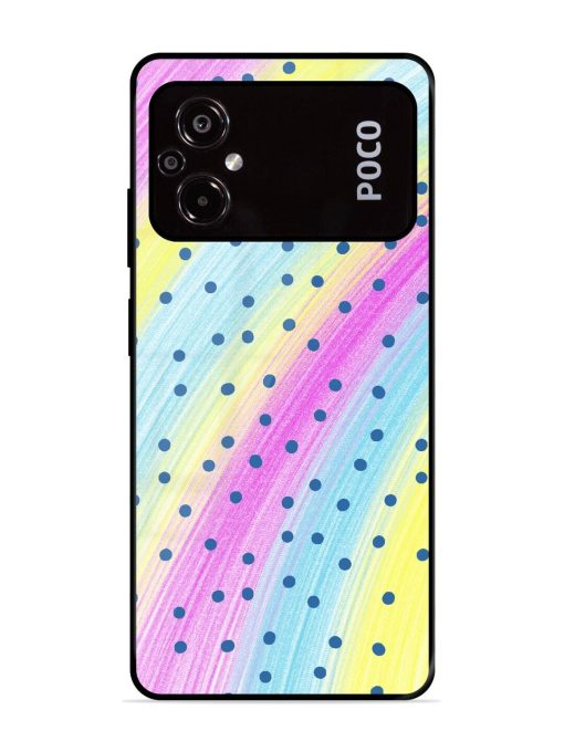 Polka Dot Paradise Glossy Soft Edge Case for Poco M5 Chachhi