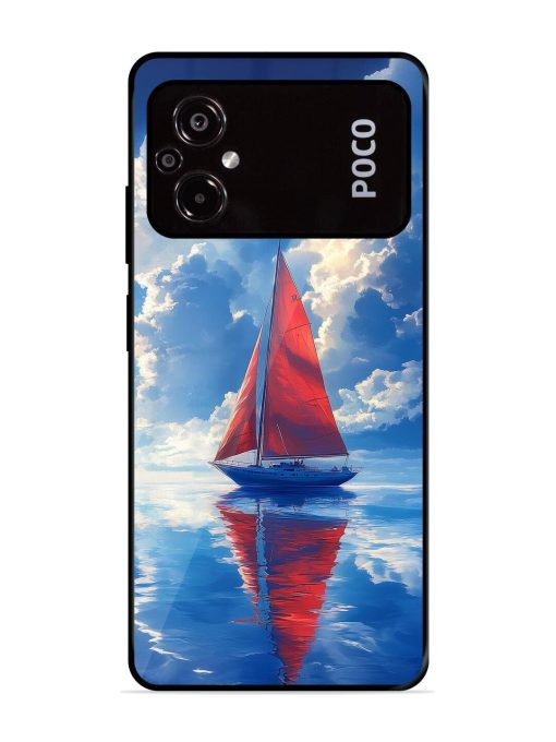 Crimson Sails Glossy Soft Edge Case for Poco M5 Chachhi