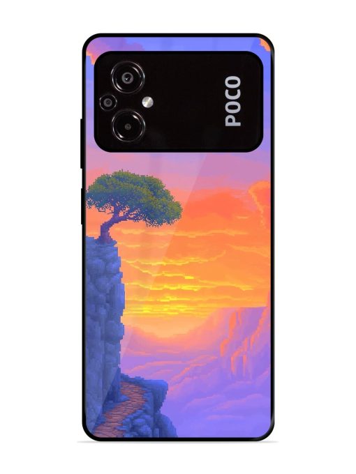 Cliffside Solitude Glossy Soft Edge Case for Poco M5 Chachhi