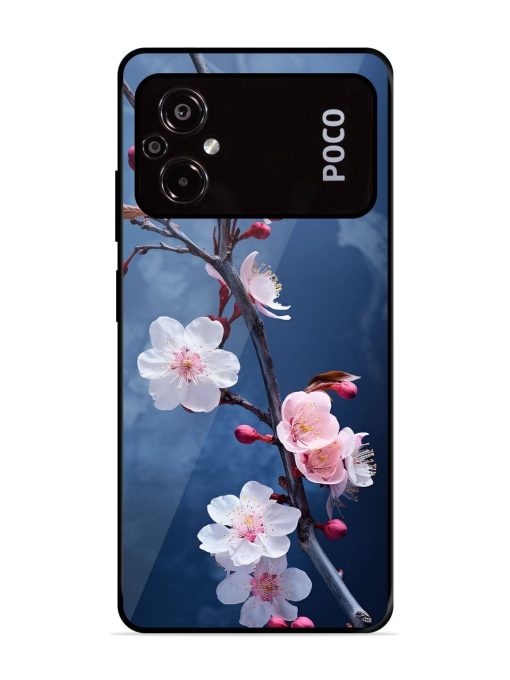 Delicate Blossoms Glossy Soft Edge Case for Poco M5 Chachhi