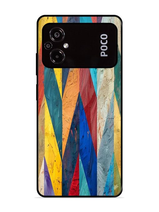 Abstract Tapestry Glossy Soft Edge Case for Poco M5 Chachhi