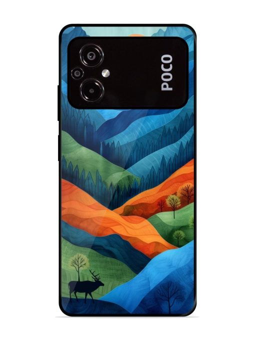 Layers Of The Land Glossy Soft Edge Case for Poco M5 Chachhi