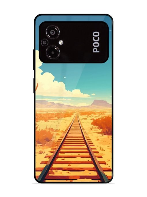 Endless Horizon Glossy Soft Edge Case for Poco M5 Chachhi