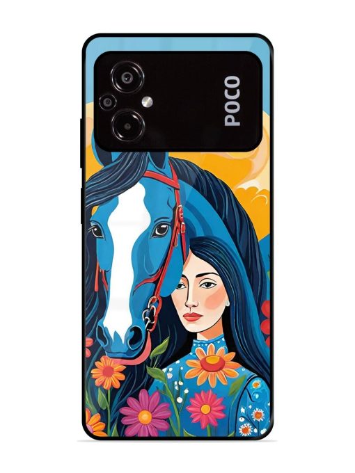 Equine Enchantment Glossy Soft Edge Case for Poco M5 Chachhi