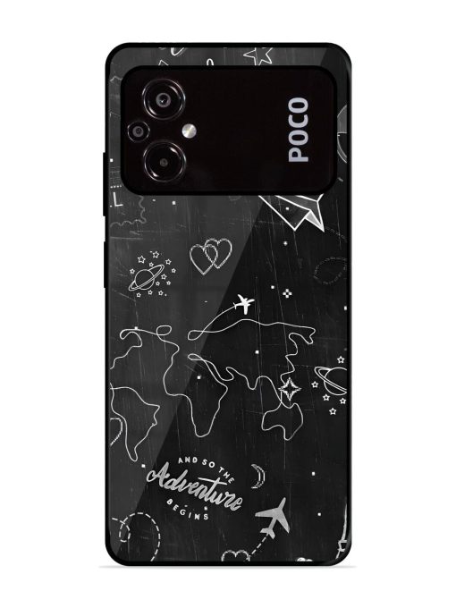 Wanderlust Sketchbook Glossy Soft Edge Case for Poco M5