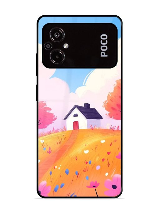 Hilltop Haven Glossy Soft Edge Case for Poco M5 Chachhi