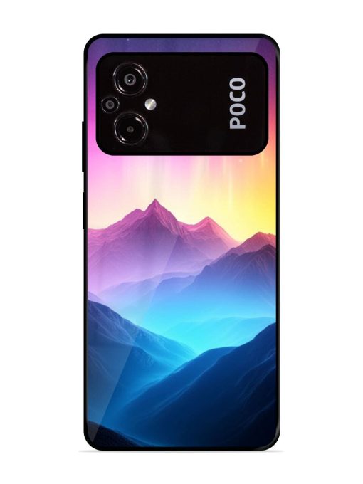 Cosmic Mountains Glossy Soft Edge Case for Poco M5 Chachhi