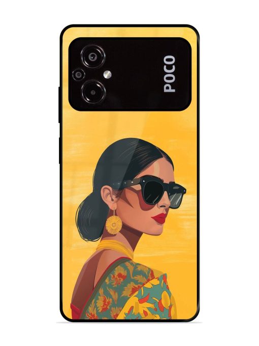 Neon Nightscape Glossy Soft Edge Case for Poco M5 Chachhi