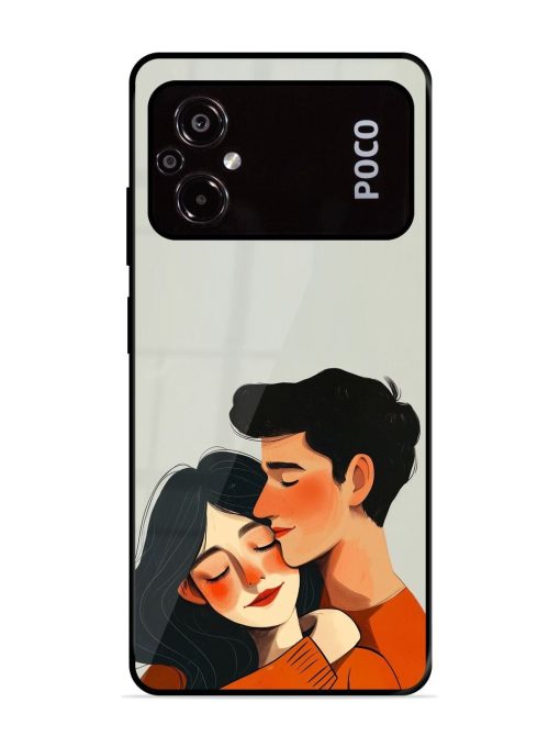 Craft Couples Glossy Soft Edge Case for Poco M5 Chachhi