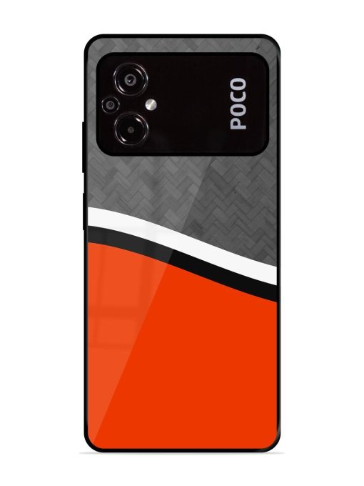 Bold Contrast Glossy Soft Edge Case for Poco M5 Chachhi