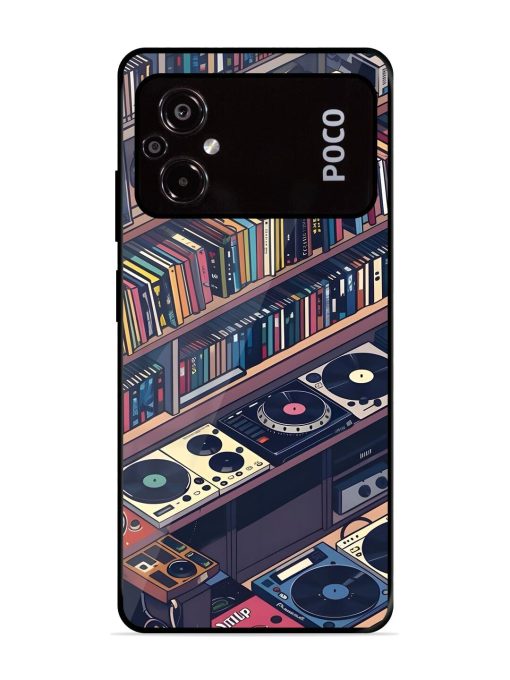 Music Lover'S Haven Glossy Soft Edge Case for Poco M5 Chachhi