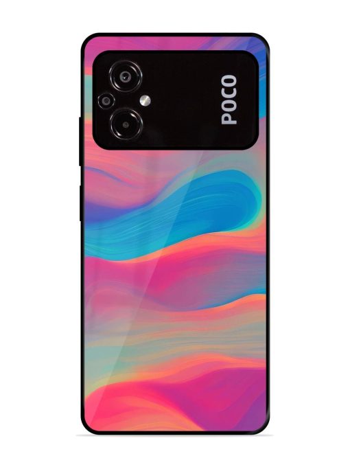 Wavy Wonder Glossy Soft Edge Case for Poco M5 Chachhi