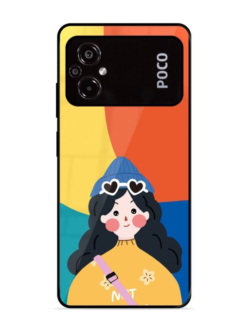 Colorful Vibes Glossy Soft Edge Case for Poco M5 Chachhi