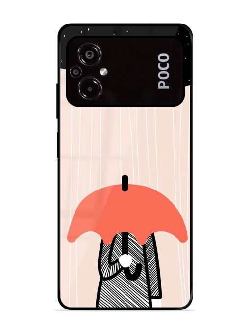 Stormy Weather, Shielded Soul Glossy Soft Edge Case for Poco M5 Chachhi