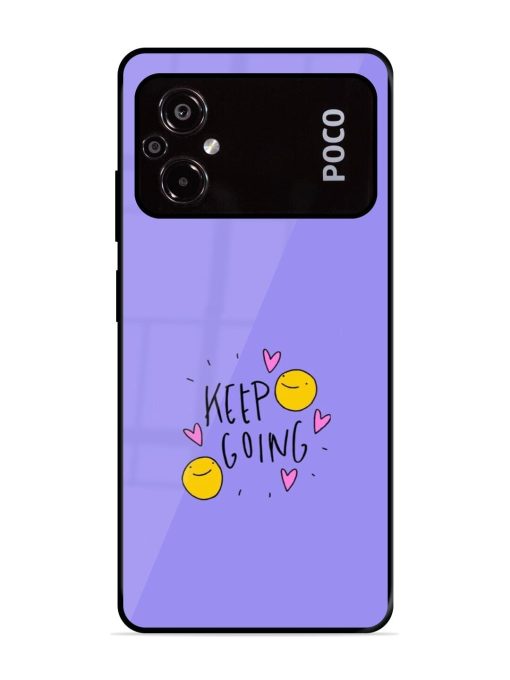 Smiling Through It All Glossy Soft Edge Case for Poco M5 Chachhi