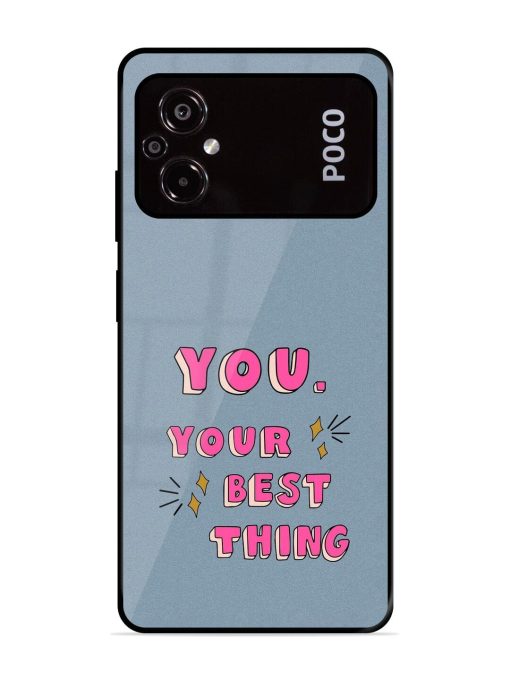 Self-Love Sparkles Glossy Soft Edge Case for Poco M5