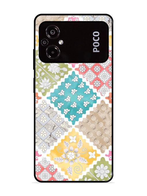 Patchwork Dreamscape Glossy Soft Edge Case for Poco M5 Chachhi