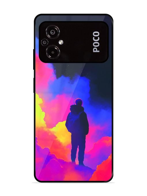 Cosmic Wanderer Glossy Soft Edge Case for Poco M5 Chachhi