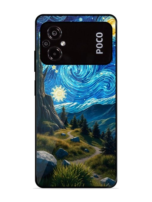 Starry Night In The Shire Glossy Soft Edge Case for Poco M5 Chachhi