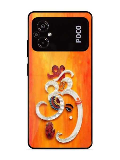 Ganesha In Quilling Art Glossy Soft Edge Case for Poco M5 Chachhi